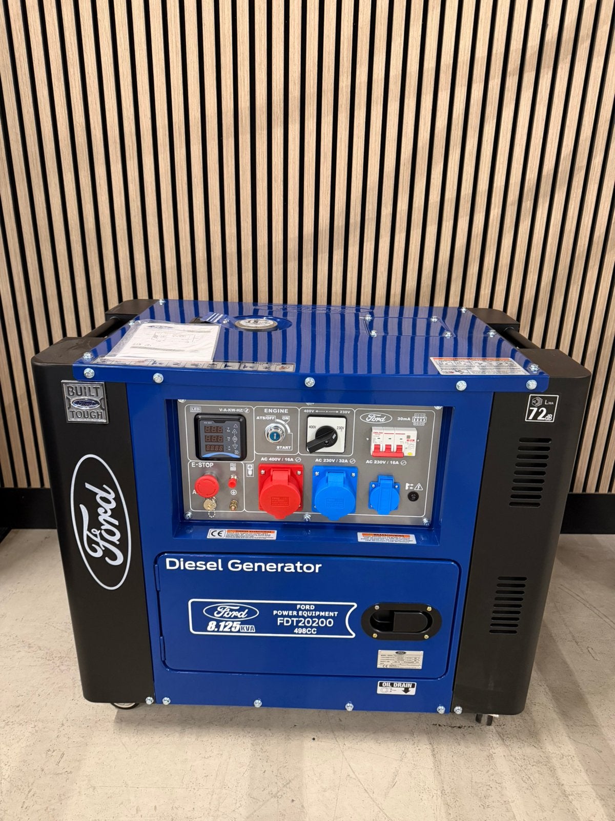 Ford FDT20200 l dieselgenerator l Nieuw l 2 stuks, Ophalen of Verzenden, Zo goed als nieuw, Dieselolie, Elektrisch startend