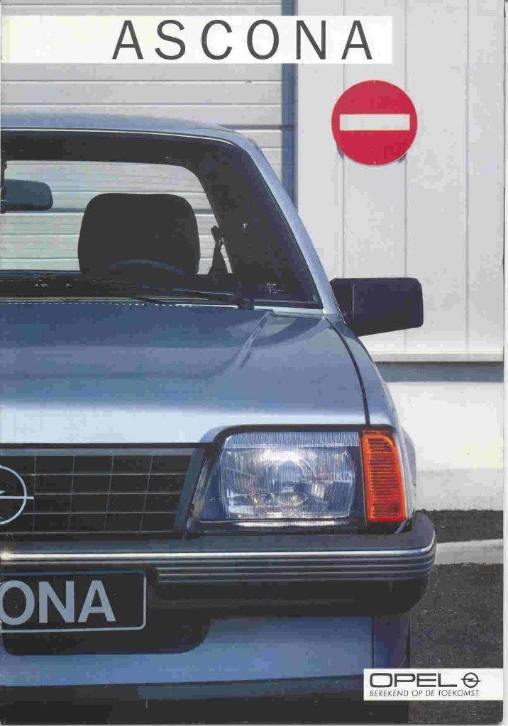 Opel Ascona (1984), Ophalen of Verzenden, Zo goed als nieuw, Opel