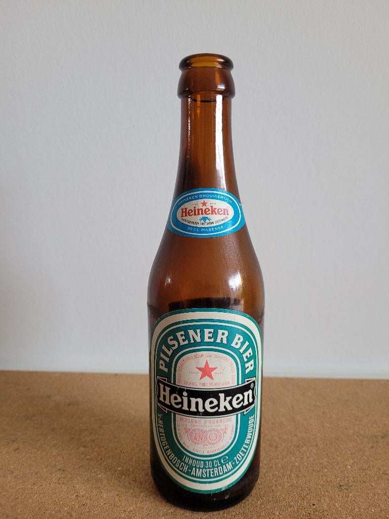 Heineken bierfles leeg 1984/1985, Ophalen of Verzenden, Gebruikt, Flesje(s), Heineken