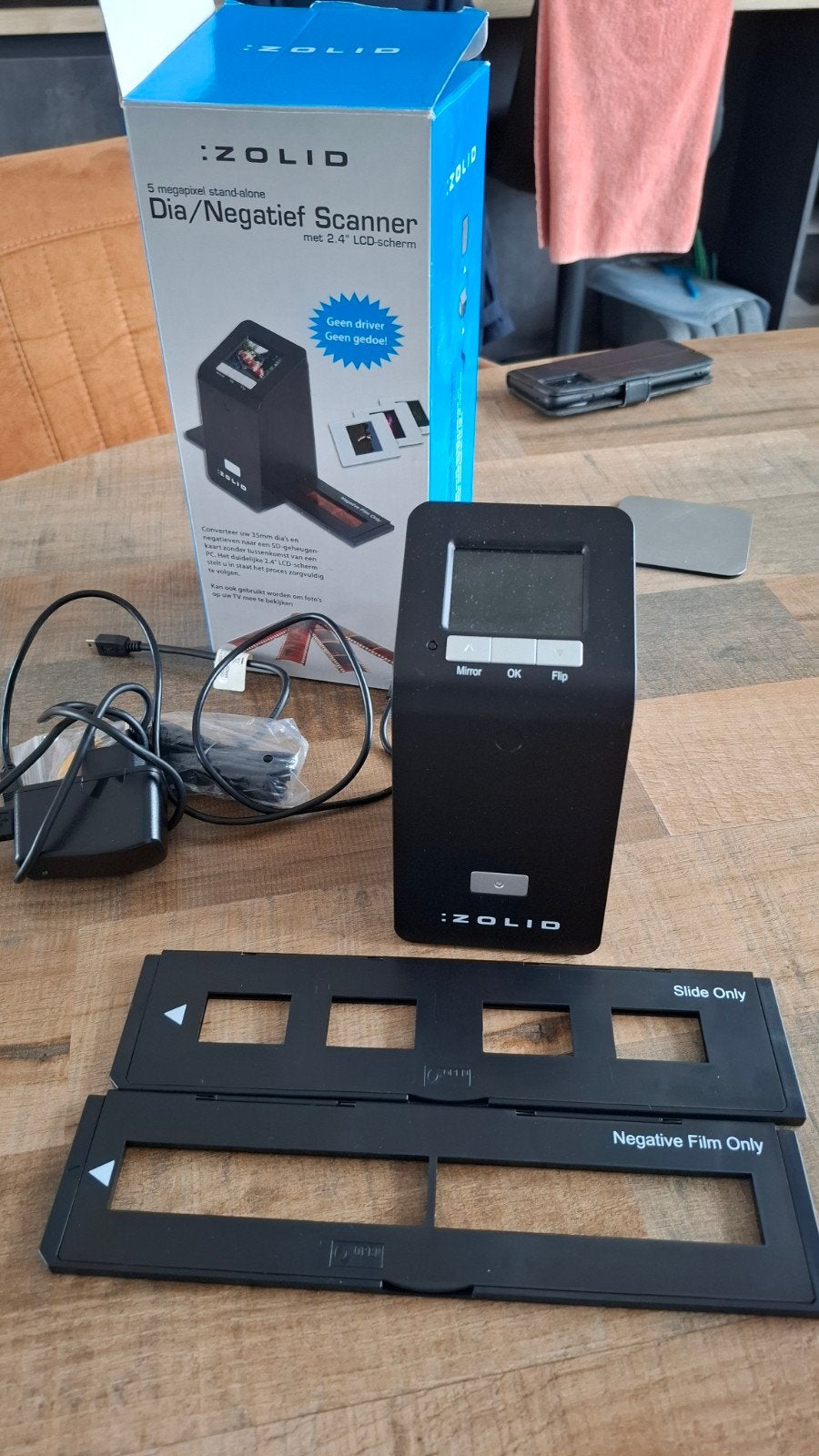 Zolid Dia/Negatief Scanner - Nieuw in doos, Ophalen of Verzenden, Nieuw, Diascanner, Zolid
