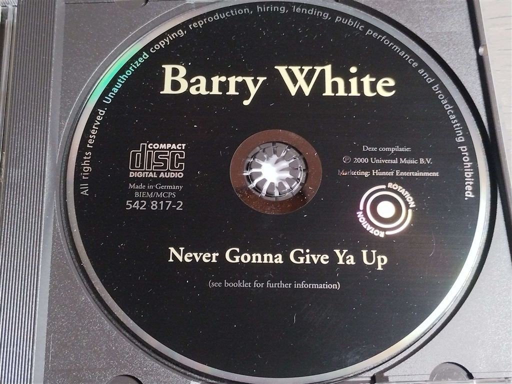 Barry White - Never Gonna Give Ya Up, Ophalen of Verzenden, Zo goed als nieuw, Soul