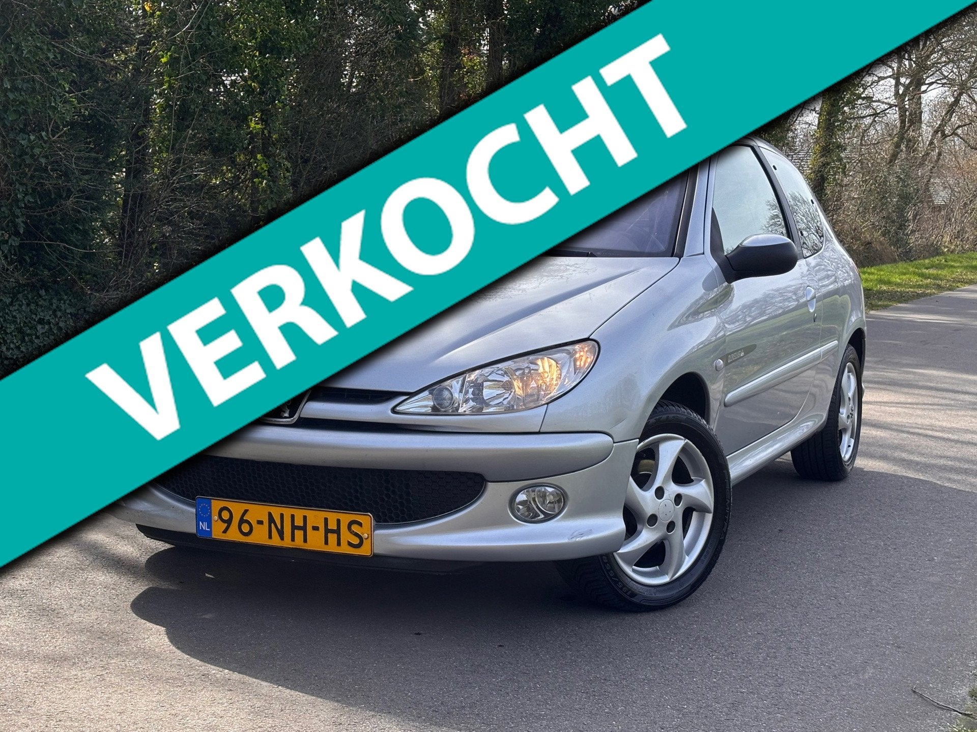 Peugeot 206 1.6-16V Quiksilver, Auto's, Peugeot, Voorwielaandrijving, Bedrijf, Handgeschakeld, Metallic lak