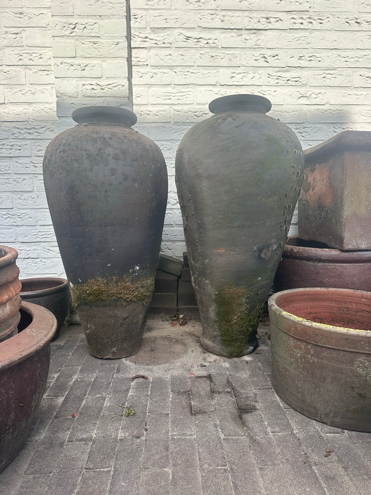 Diverse Tuinpotten en Decoratie - Gebruikt, Ophalen, Gebruikt, Overige materialen, Wandbrievenbus