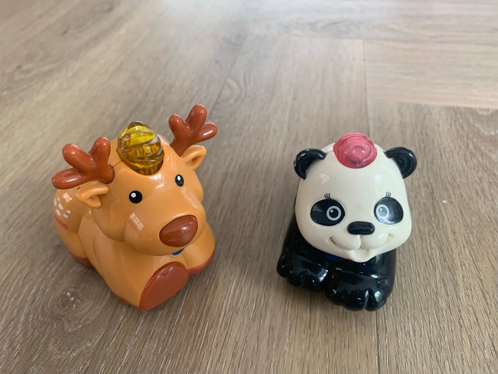 VTech Zoef Zoef Dieren - Rendier en Panda, Ophalen, Gebruikt, Overige typen, Met licht