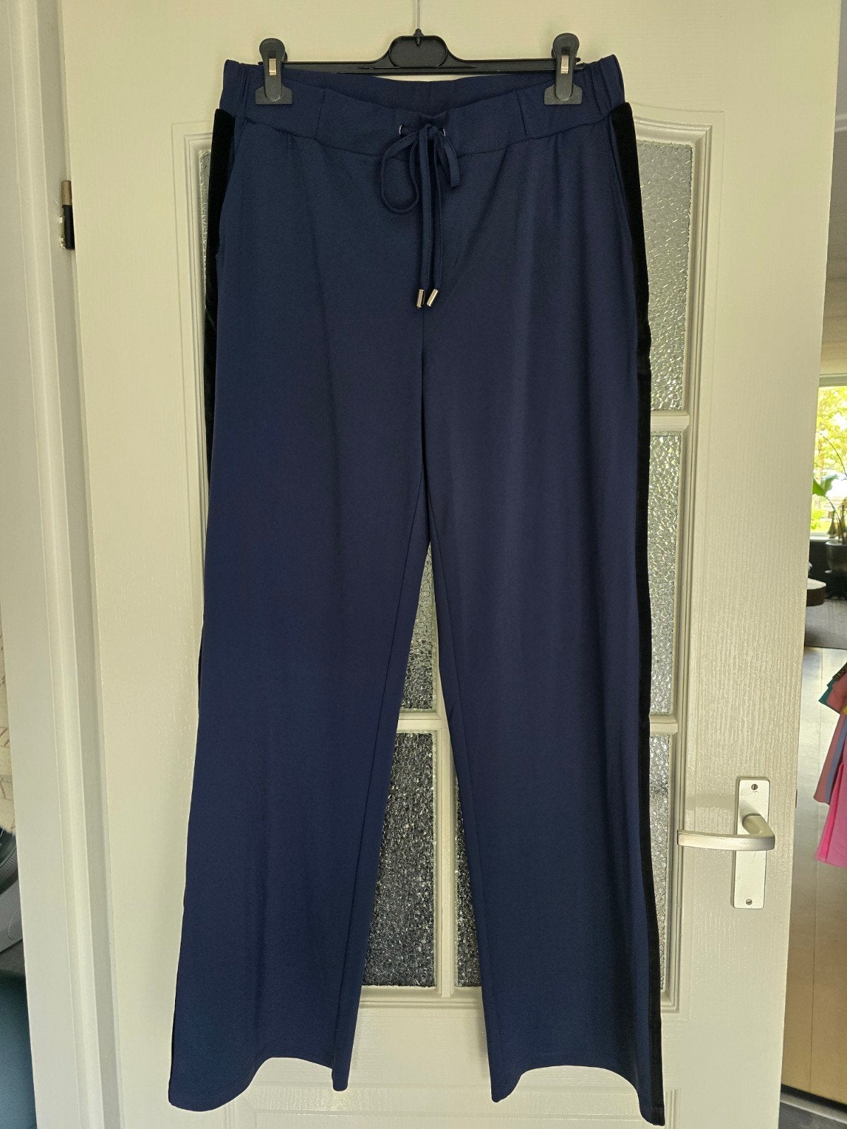 Nieuw lady day travel broek xl donkerblauw, Blauw, Maat 46/48 (XL) of groter, Nieuw, Ophalen of Verzenden