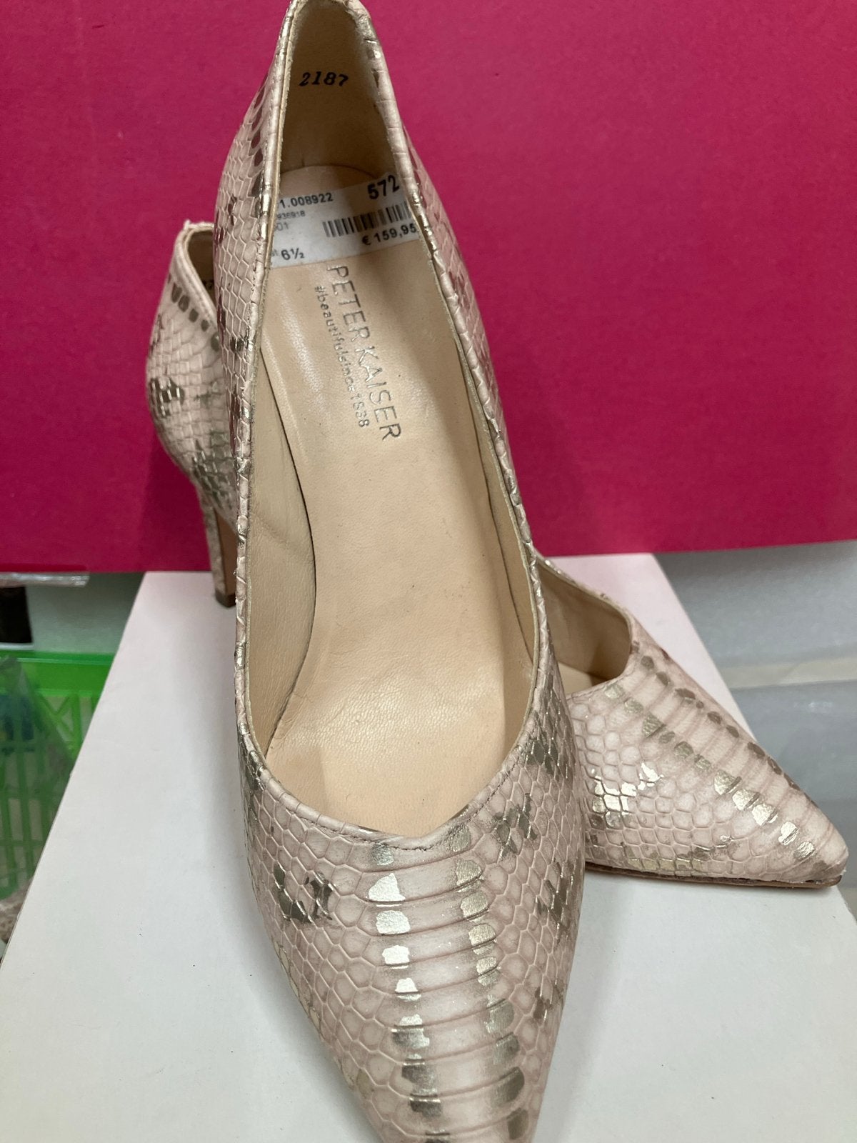 Peter Kaiser Pumps - Elegante Damesschoenmast Maat 39, Pumps, Beige, Ophalen of Verzenden, Zo goed als nieuw