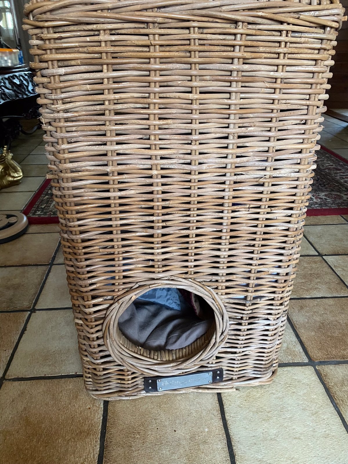 Happy house rotan mand, Ophalen, Zo goed als nieuw
