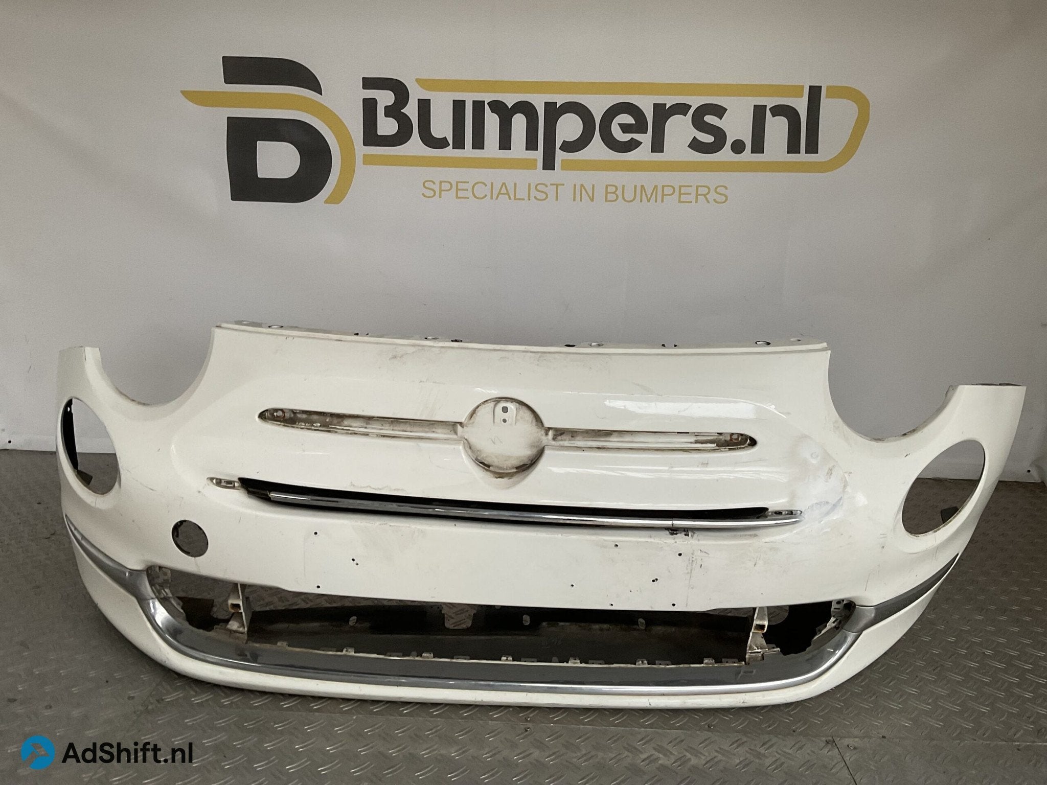 Bumper Fiat 500 Lounge Facelift 16-23 735619491 Voorbumper B, Bumper