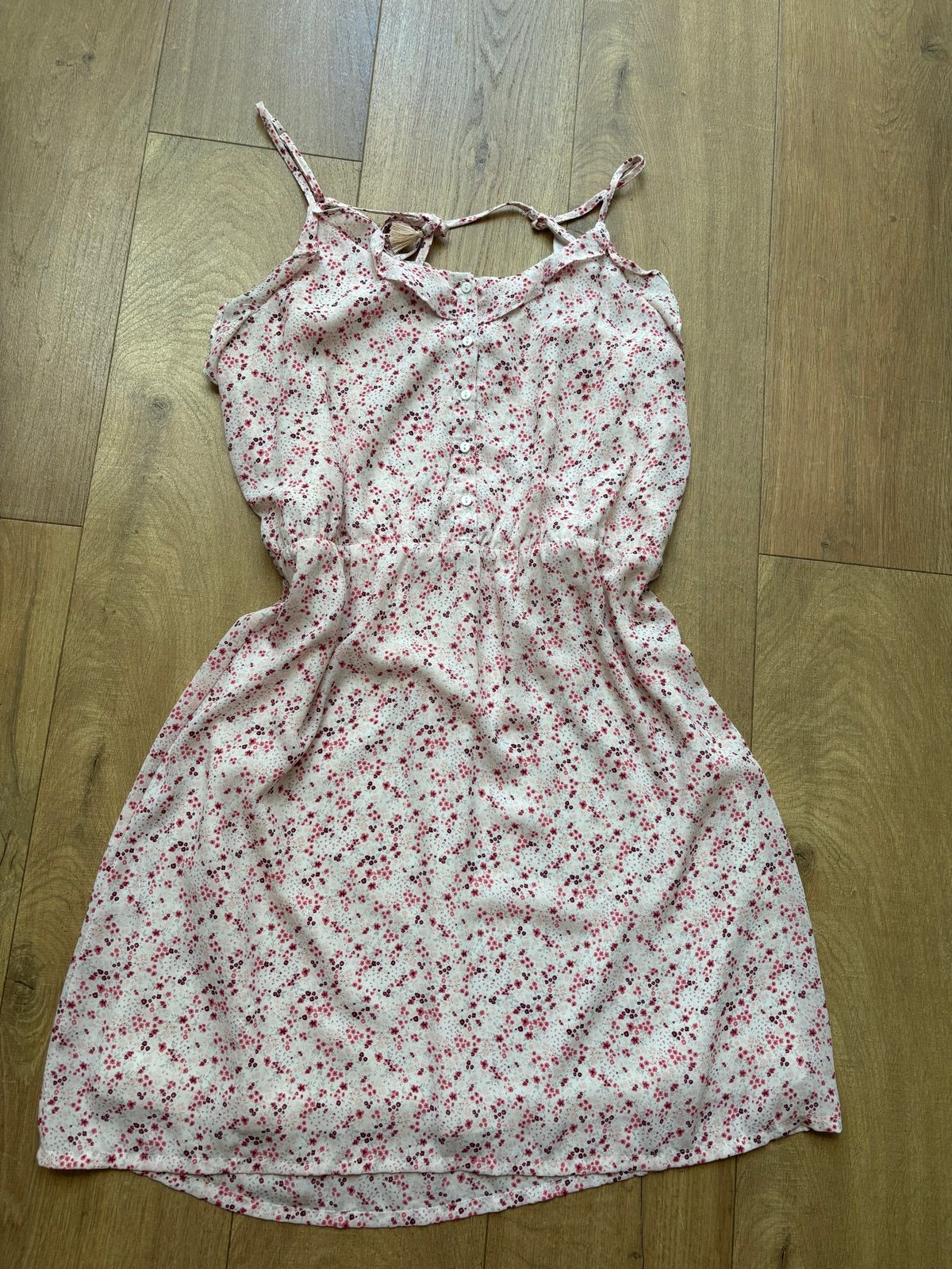 Zomerjurkje met bloemenprint - Lady Blush, Maat 38/40 (M), Ophalen of Verzenden, Zo goed als nieuw, Roze