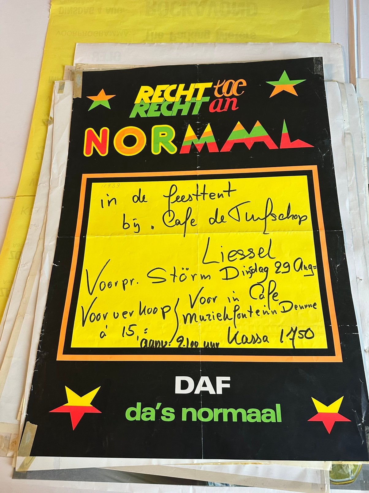 Normaal Poster 12/14, Ophalen of Verzenden, Overige typen