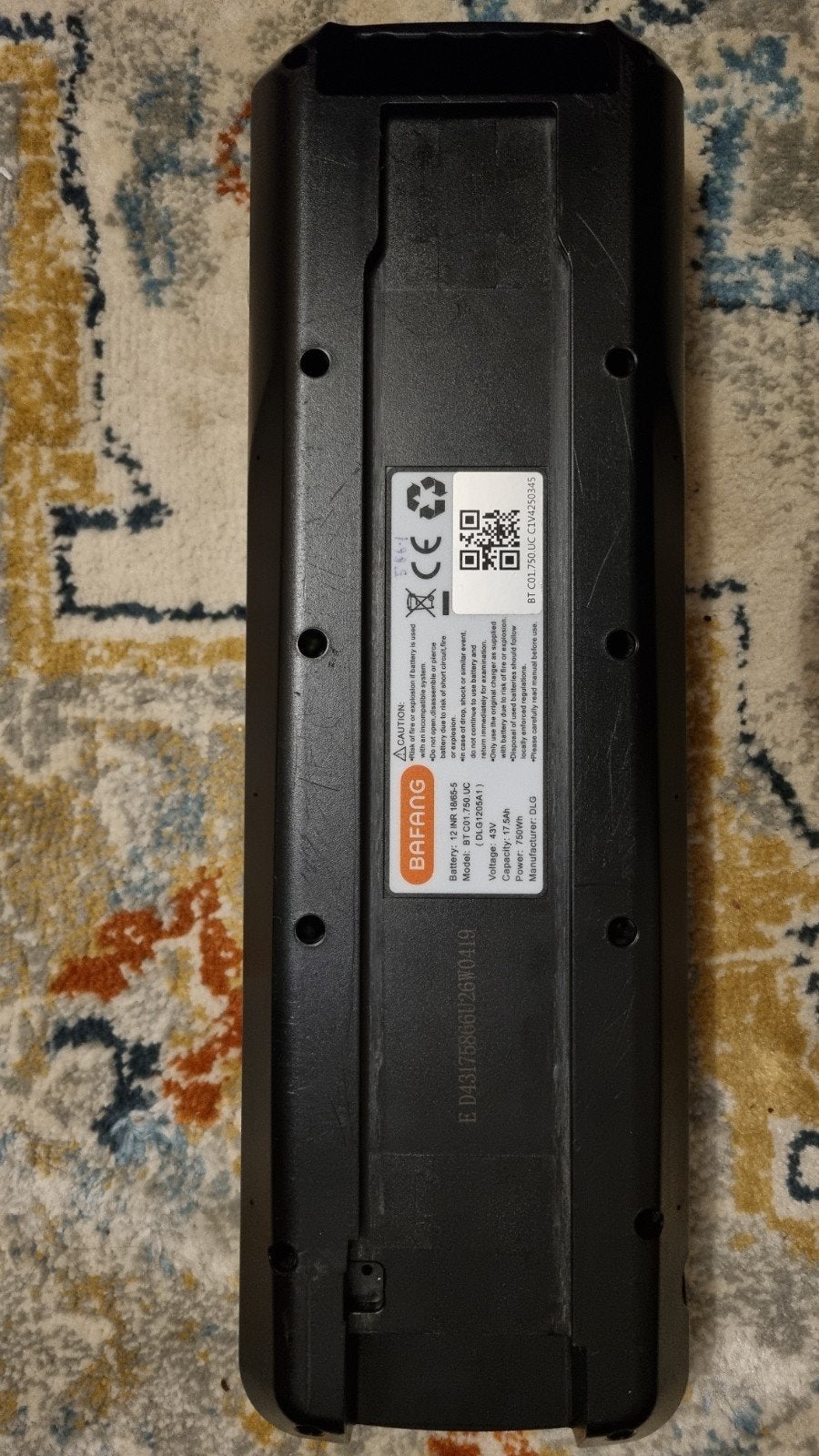 Bafang battery 750w, Ophalen of Verzenden, Gebruikt