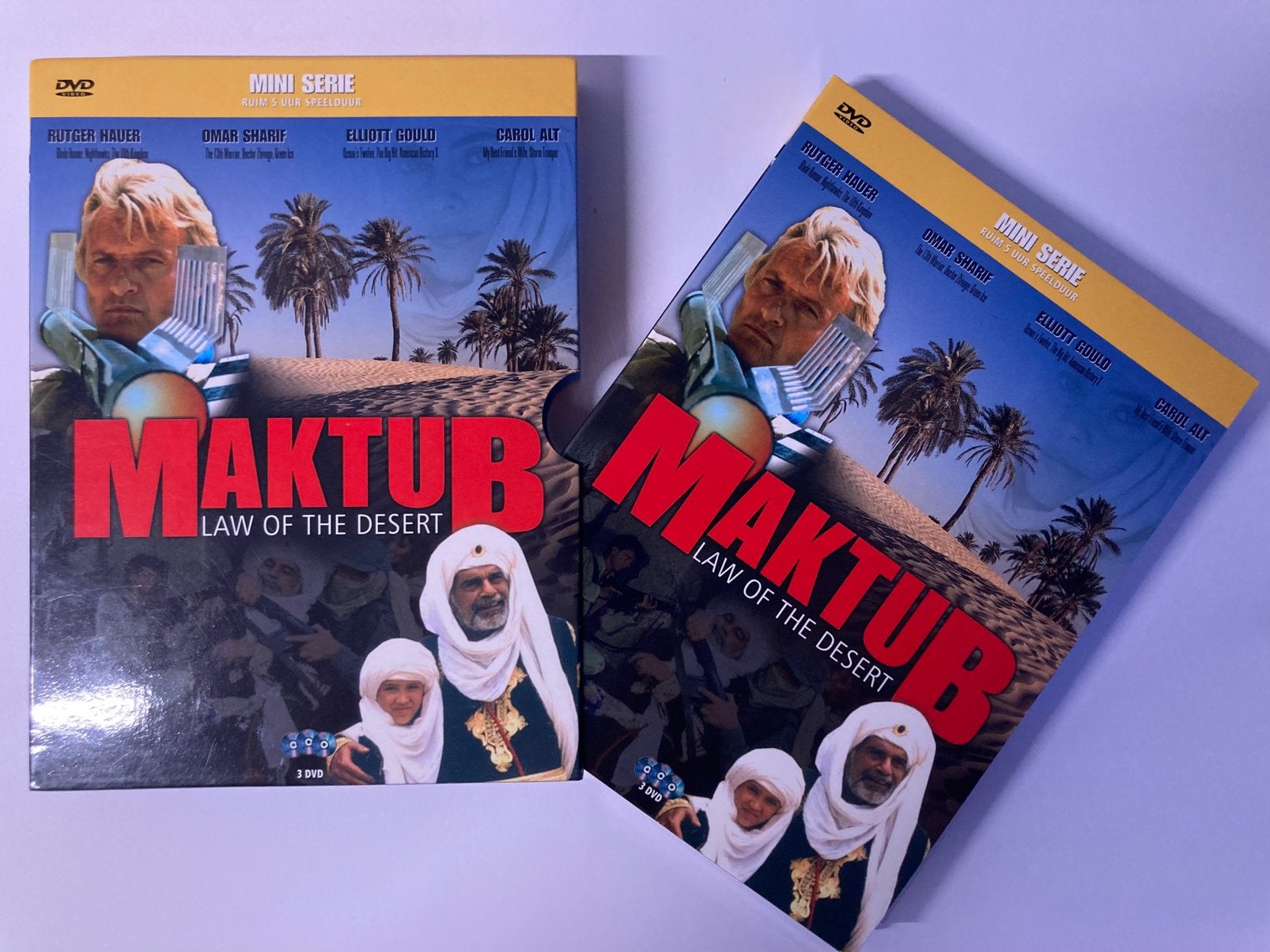 Maktub: Law of the Desert, 1991 / 3xDVD / Digipak / TV serie, Engels, Vanaf 16 jaar, Nederlands, Zo goed als nieuw