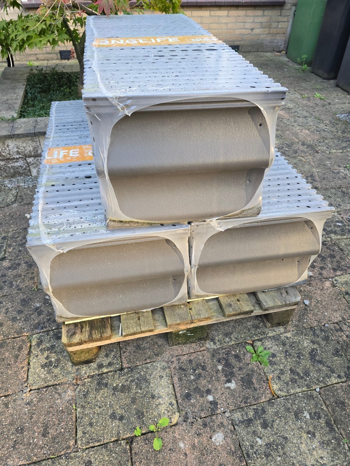 Nelskamp S-Pfanne dakpannen - Nieuw in verpakking, Ophalen, Steen of Klei, Nieuw, 5 tot 10 m²