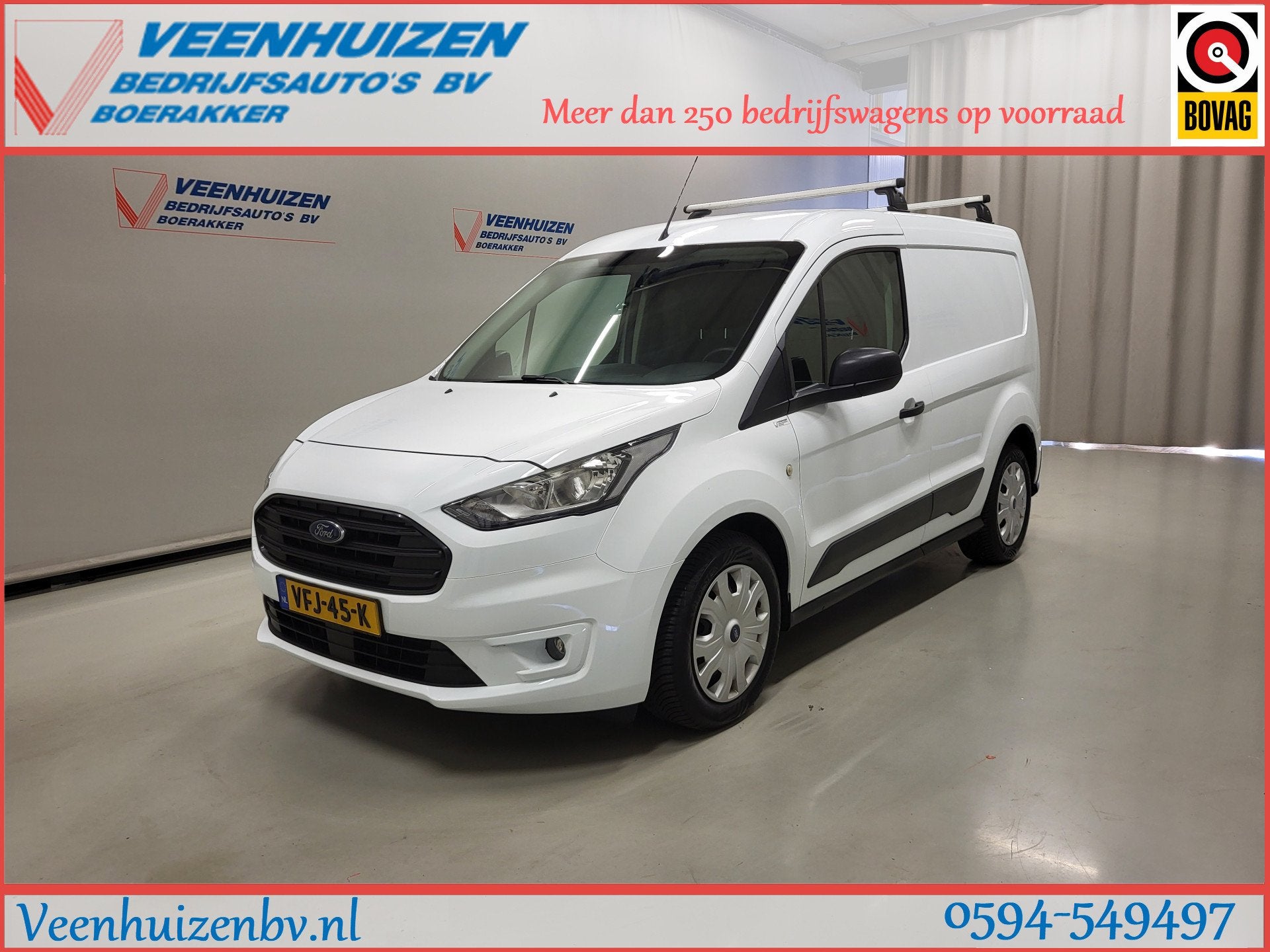 Ford Transit Connect 1.5EcoBlue Euro 6! (bj 2020), Voorwielaandrijving, Gebruikt, Euro 6, 4 cilinders