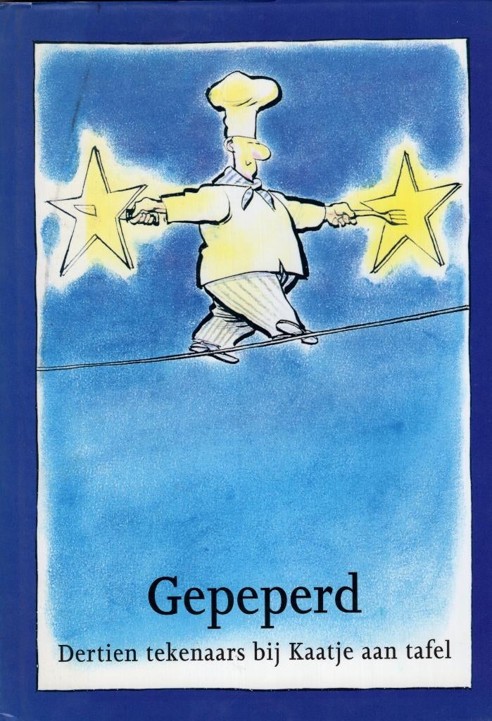 Gepeperd - Dertien Tekenaars Bij Kaatje Aan Tafel BOEK, Eén comic, Jos Hesseling & Esther Zwart, Europa, Ophalen of Verzenden