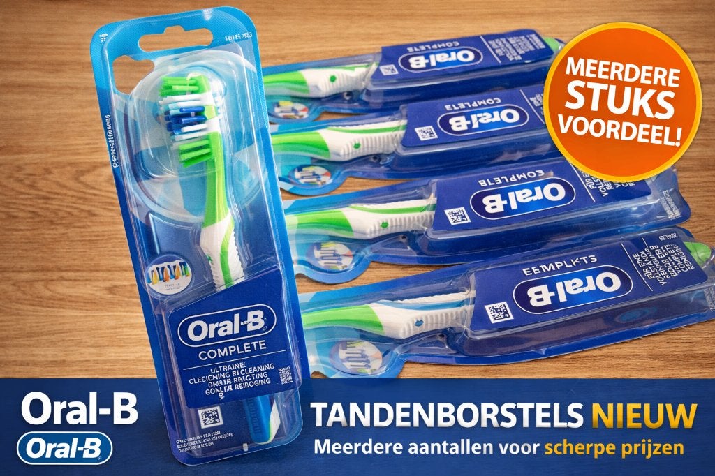 Nieuwe Oral-B Complete tandenborstels, Ophalen of Verzenden, Nieuw, Tandenborstel