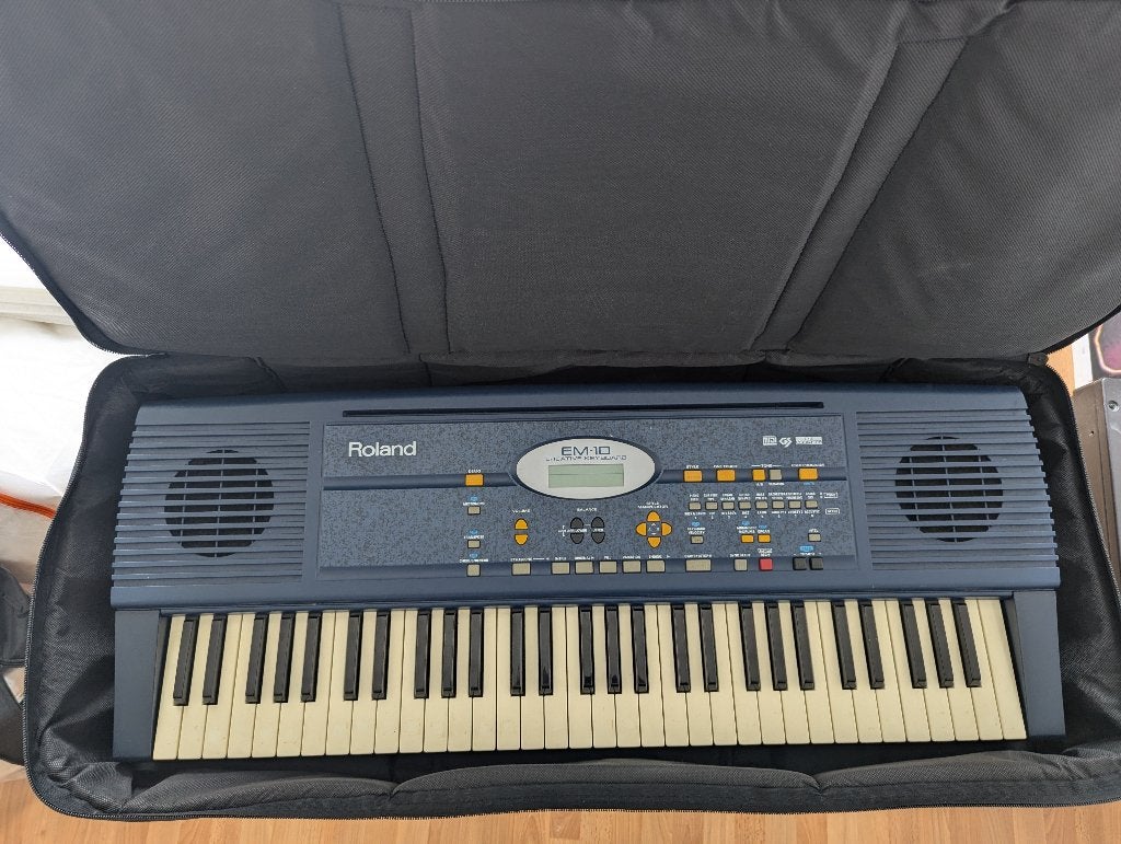 Roland EM-10 Keyboard met draagtas, Ophalen, Gebruikt, 61 toetsen, Roland