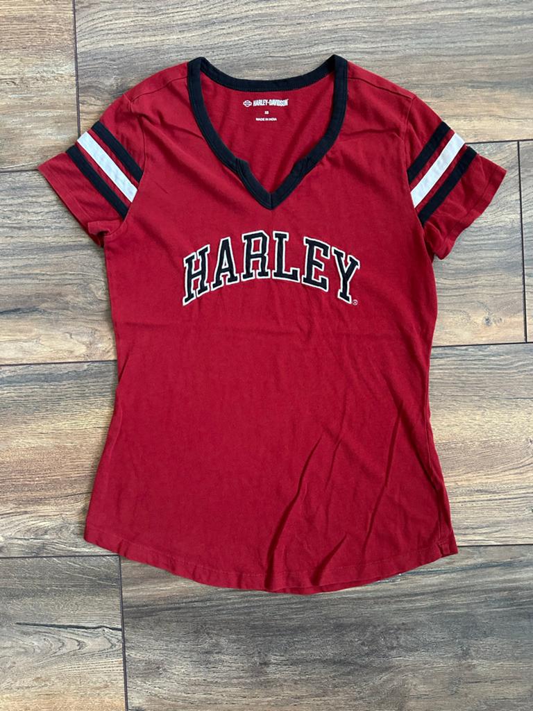Harley Davidson T-shirt korte mouwen maat S, Ophalen of Verzenden, Korte mouw, Maat 36 (S), Gedragen