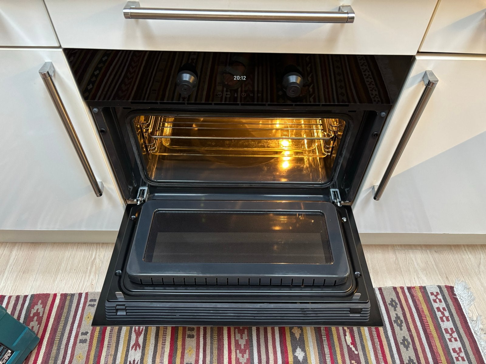Boretti Milano combi-oven inbouw 40L, incl. magnetron, Ophalen, 45 tot 50 cm, Inbouw, 45 tot 60 cm