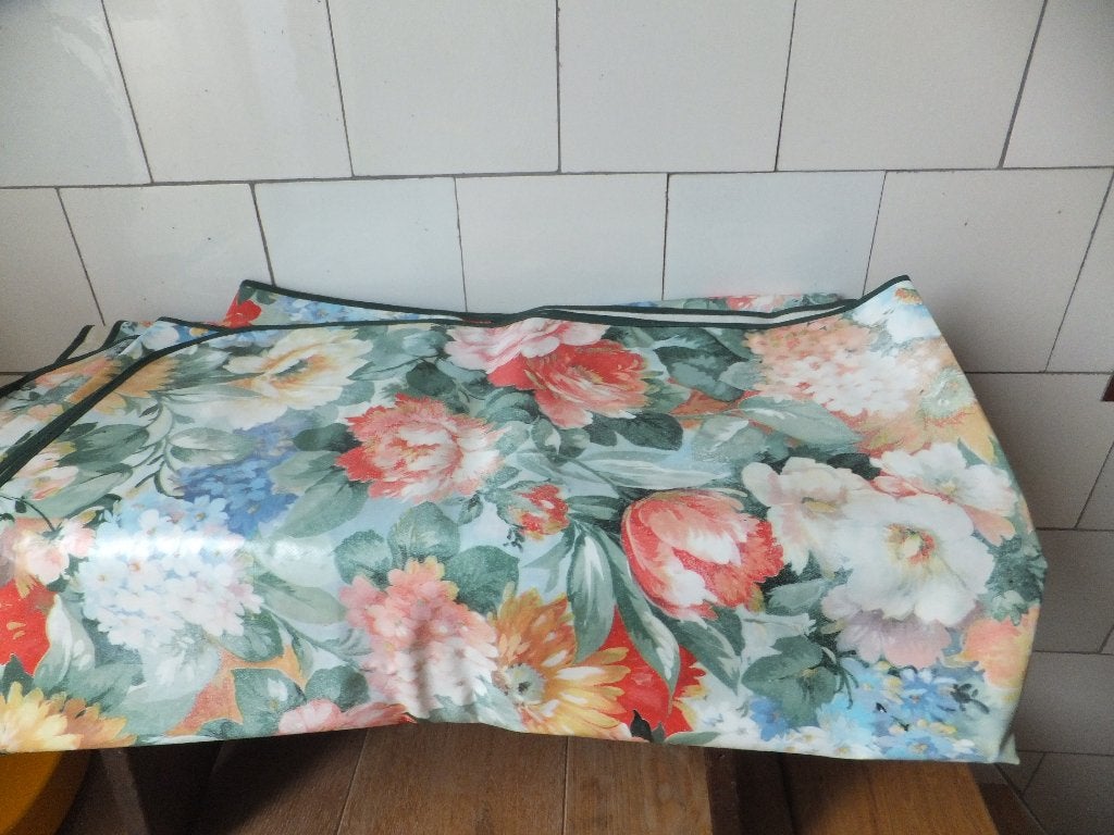 gratis verzenden vintage zeil tafelzeil bloem 140 220 groot, Verzenden