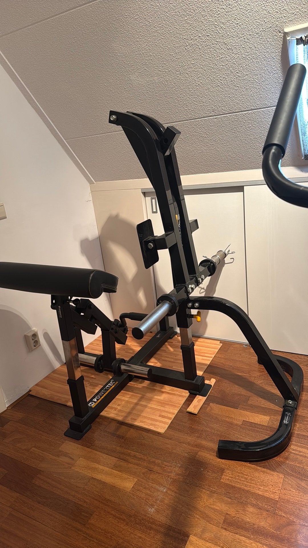 Complete Powertec homegym + 135 kg gewichten, Ophalen, Armen, Krachtstation, Zo goed als nieuw