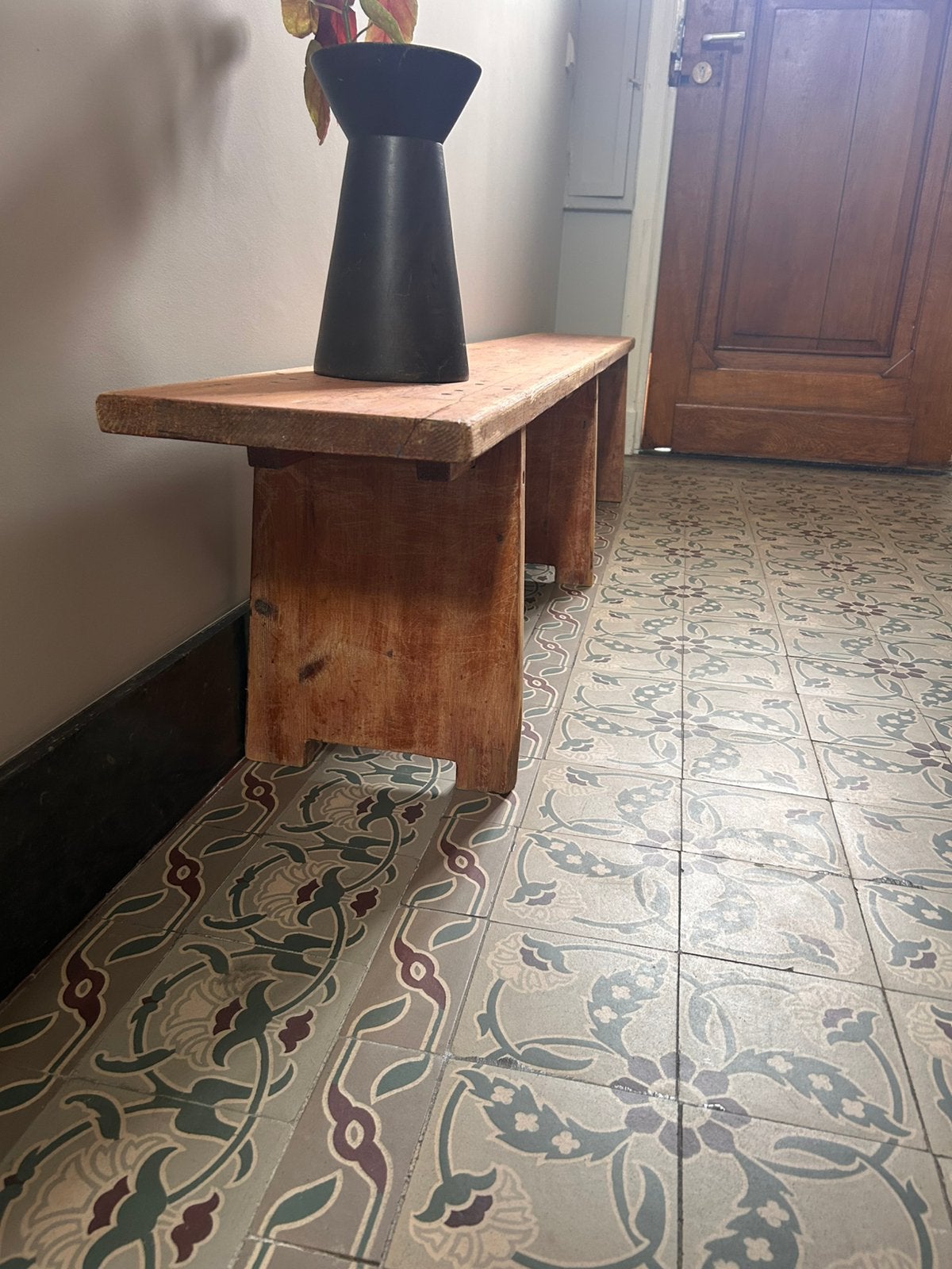 Oude gymbank, Gebruikt, Jaren 30, Ophalen of Verzenden, 75 cm of meer