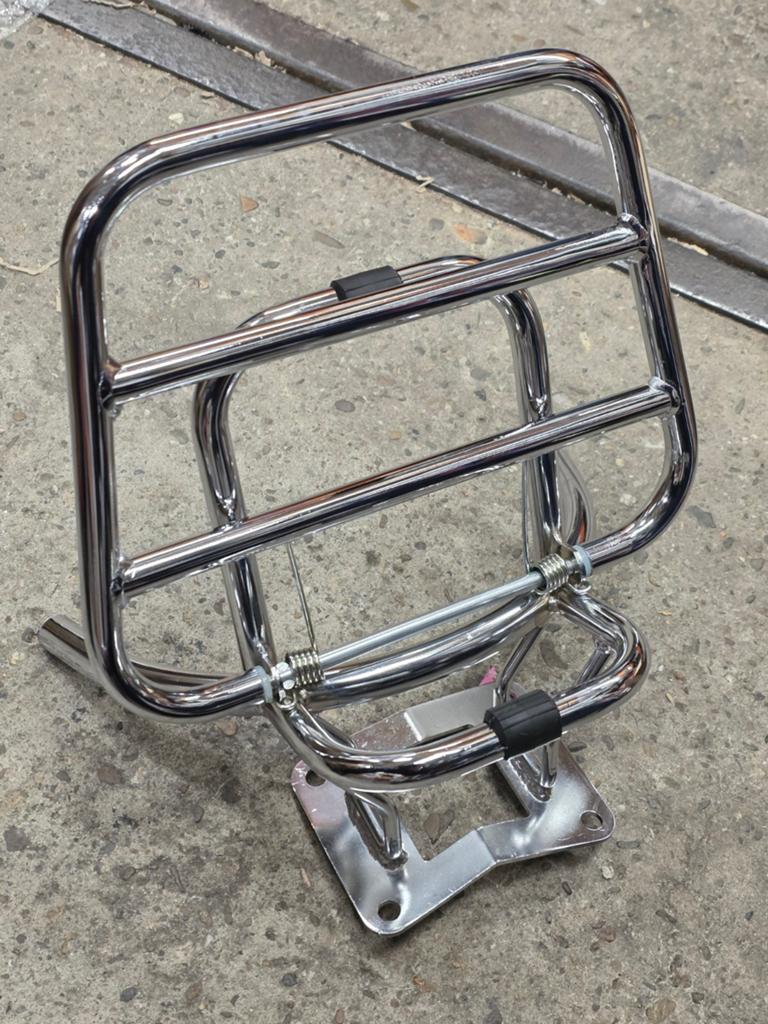 Scomadi Klapdrager Achter Chroom - Scooter Bagagedrager, Fietsen en Brommers, Scomadi, Overige typen, Onbekend, Nieuw