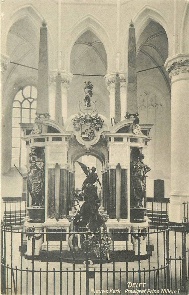 388-231-021 Delft Nieuwe Kerk, Verzenden, Voor 1920, Zuid-Holland