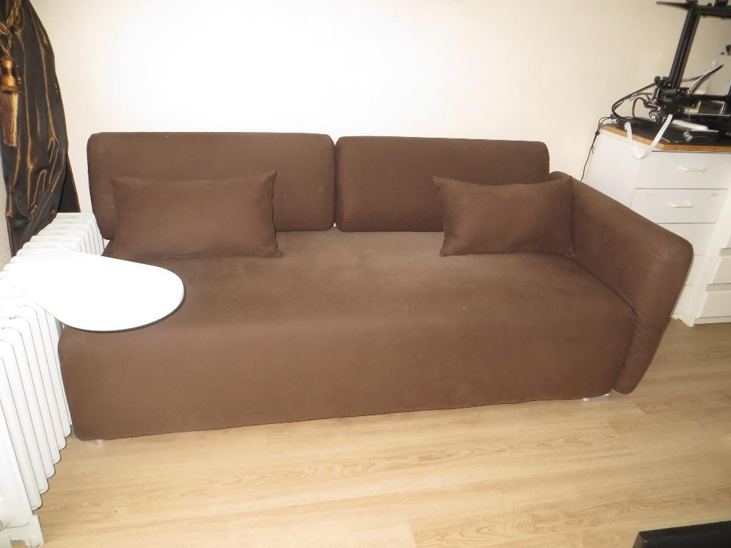 Ikea Mysinge bank, chaise longue, slaapbank incl. tafeltje, Ophalen, Gebruikt, 75 tot 100 cm, 150 tot 200 cm