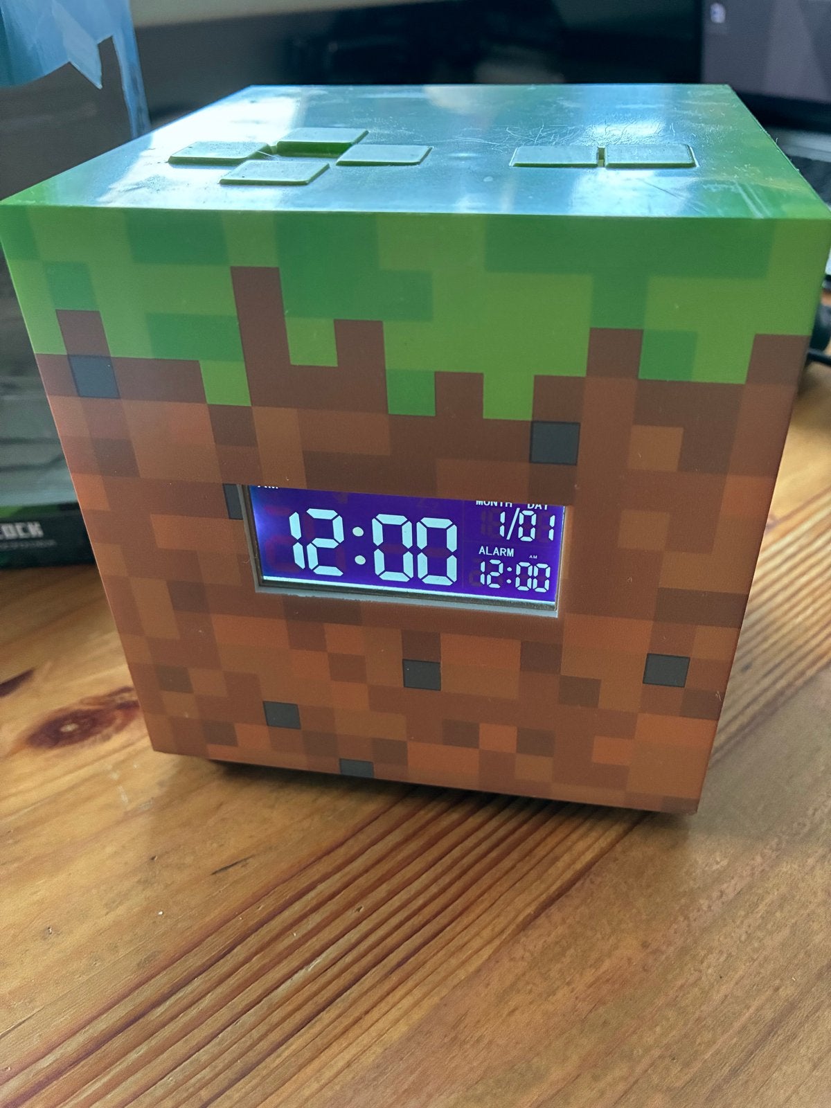 Minecraft Wekker - Goed Werkend met Originele Verpakking, Ophalen of Verzenden, Gebruikt, Digitaal