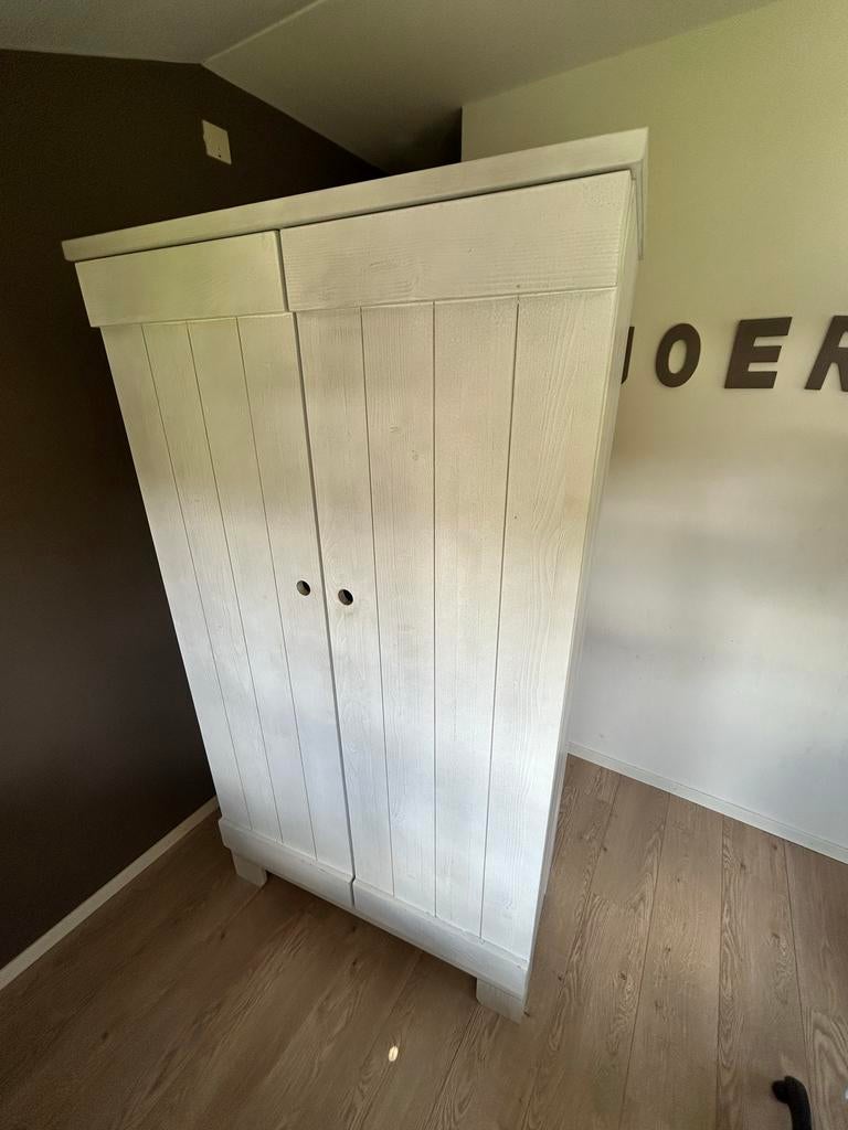 Kinderkamer kast Bopita whitewash, Ophalen, Gebruikt, Kast, 105 cm of meer