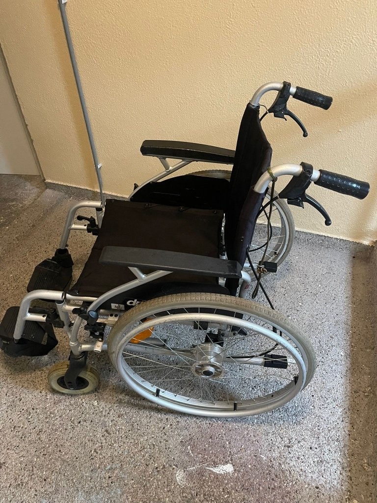 Rolstoel, Diversen, Rolstoelen, Ophalen of Verzenden, Gebruikt, Duwrolstoel