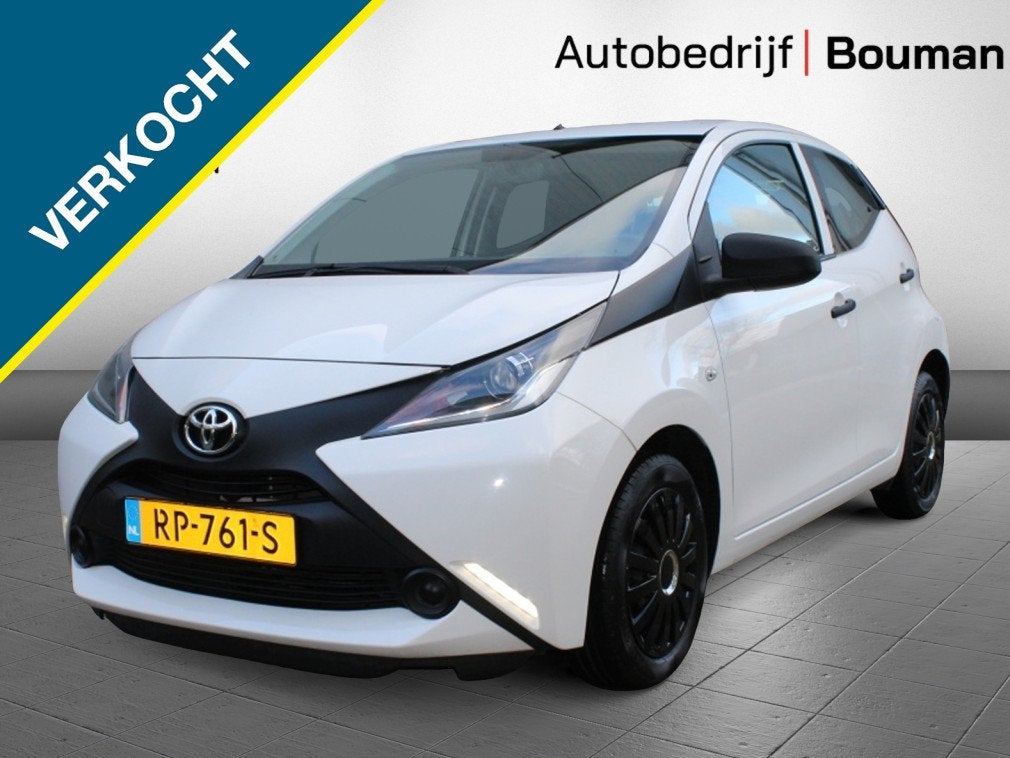 Toyota Aygo 1.0 x-fun 5-deurs / Android/Carplay / Airco, Auto's, Stof, Gebruikt, Euro 6, 4 stoelen