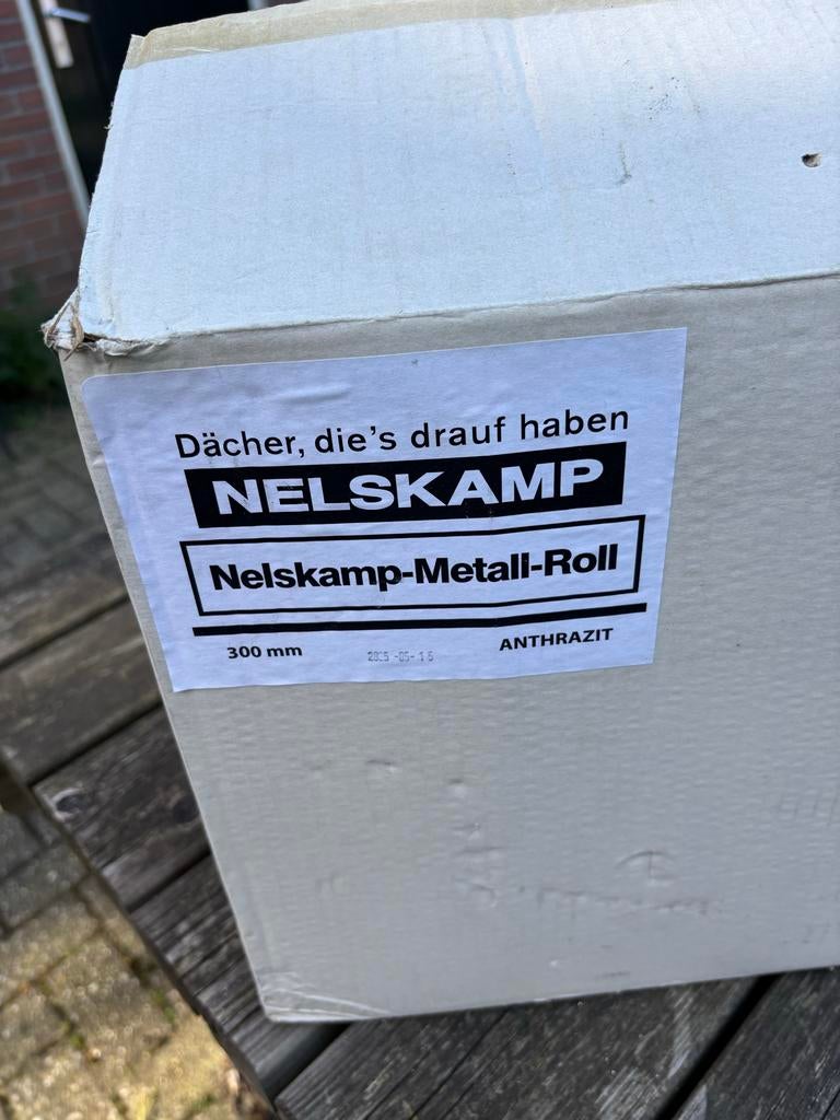 Nelskamp Metaal Roll Ondervorst 30cm x 500cm (4 rollen), Doe-het-zelf en Verbouw, Overige typen, Nieuw, Ophalen of Verzenden, Minder dan 5 m²