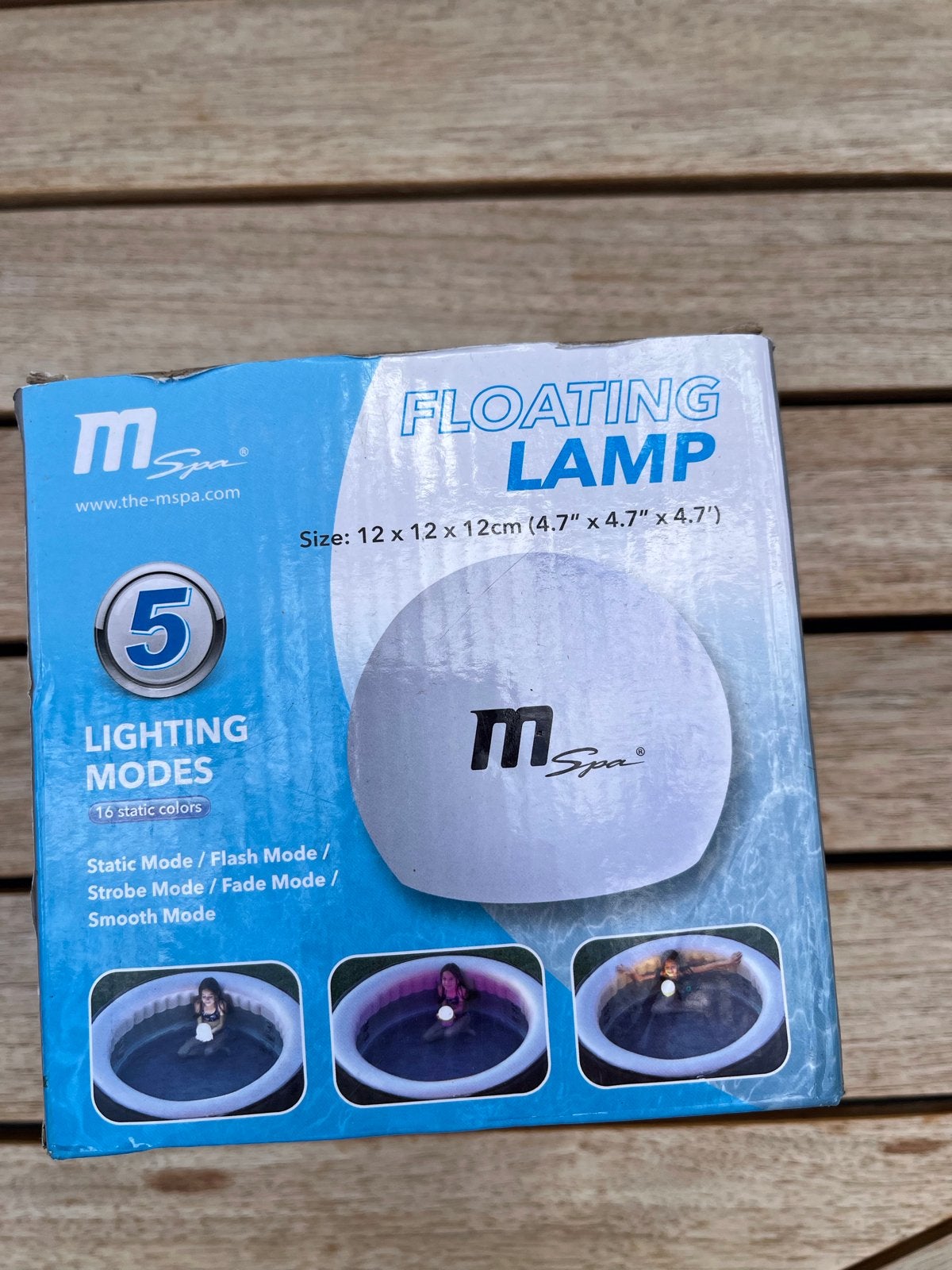 MSpa Drijvende Lamp - 5 Lichtmodi voor Zwembad/Spa, Ophalen of Verzenden, Nieuw, Verlichting