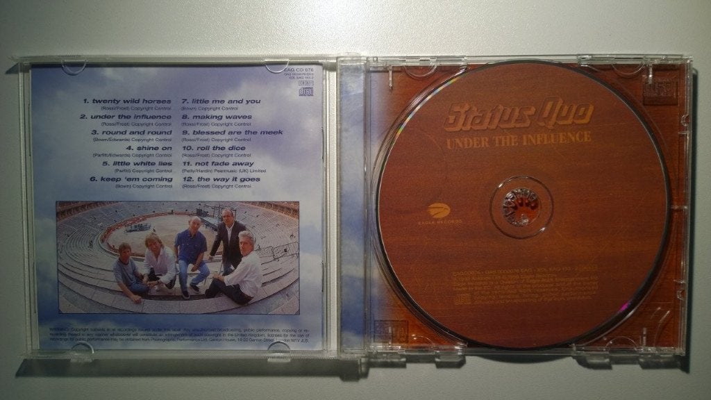 Status Quo - Under The Influence, Ophalen of Verzenden, Zo goed als nieuw, Poprock, Album