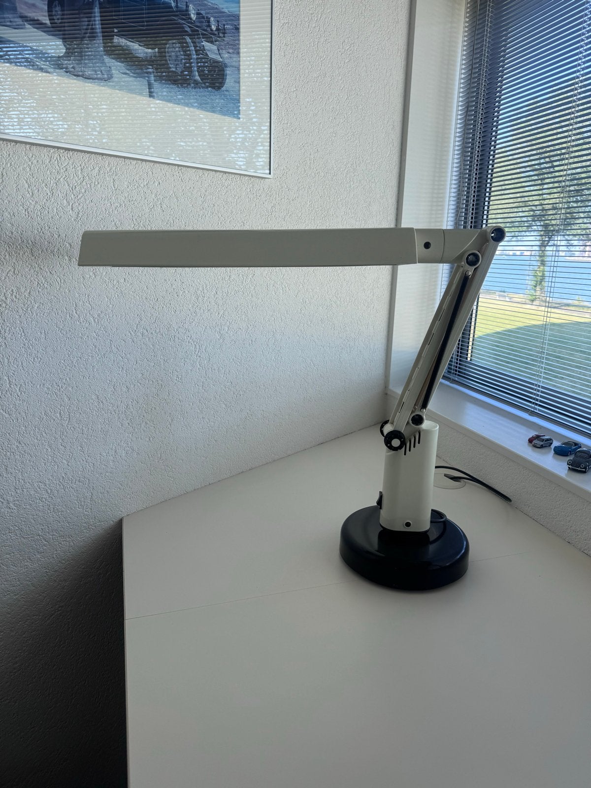 Fagerhult De Lucifer design bureaulamp - Wit, Ophalen, Wit, Overige merken, Gebruikt