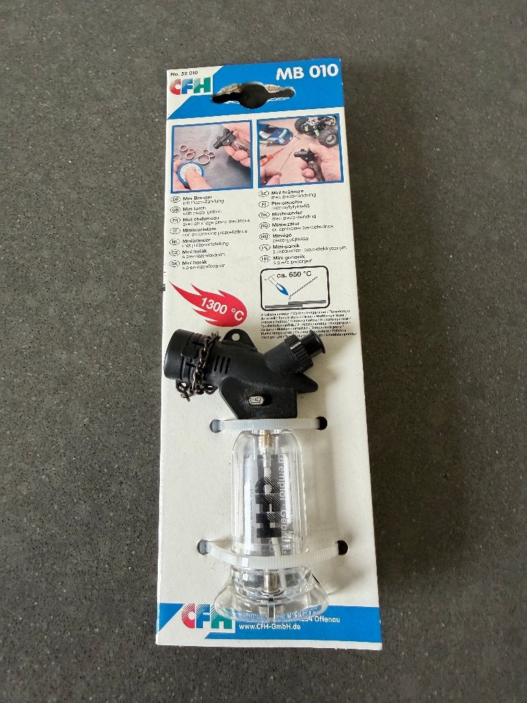 CFH Mini brander MB 010 met piëzo ontsteking - nieuw, Ophalen of Verzenden, Nieuw, Overige typen