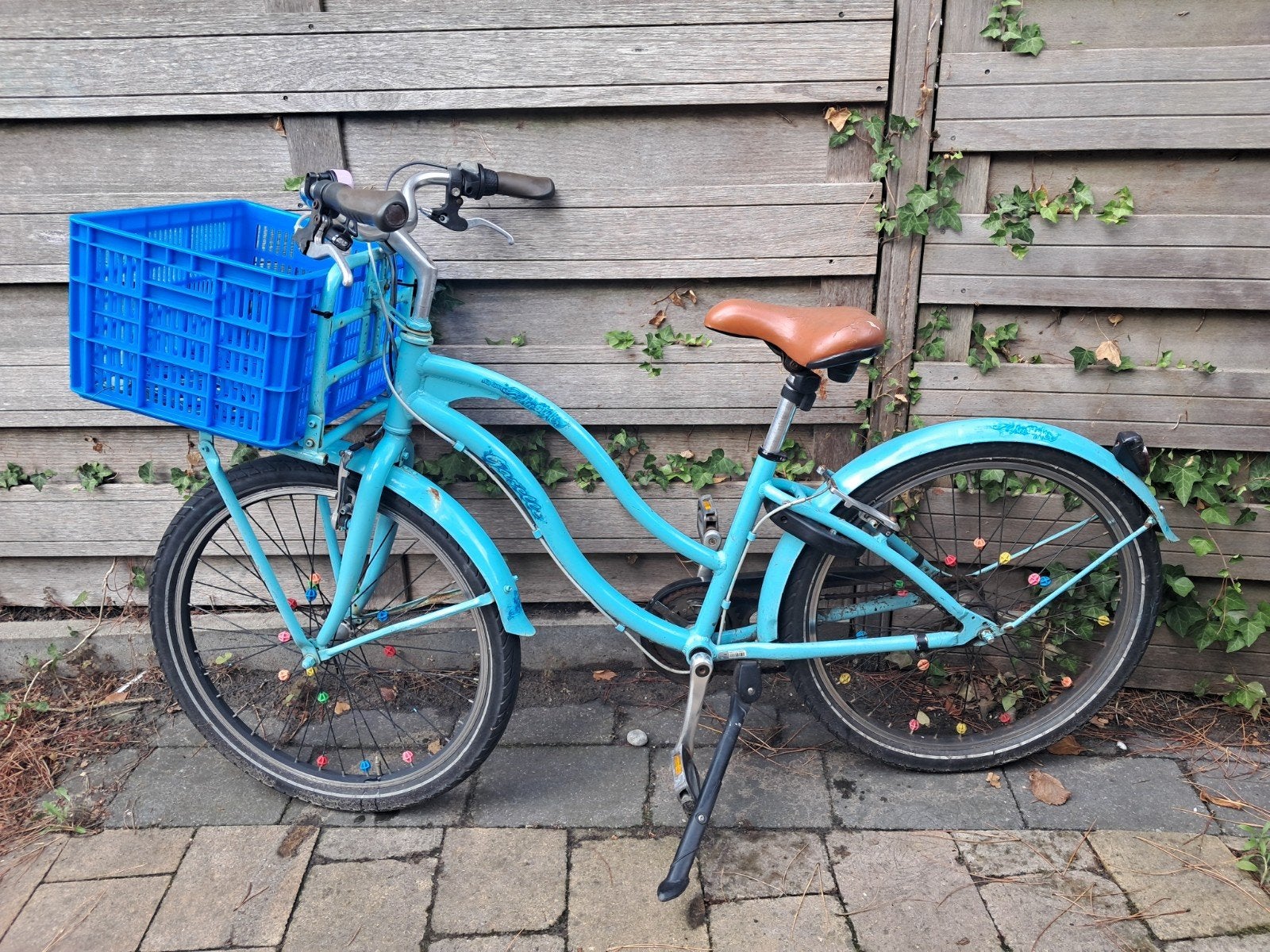 Gazelle Free Styler  Blauwe fiets met mand l, Ophalen, Gebruikt