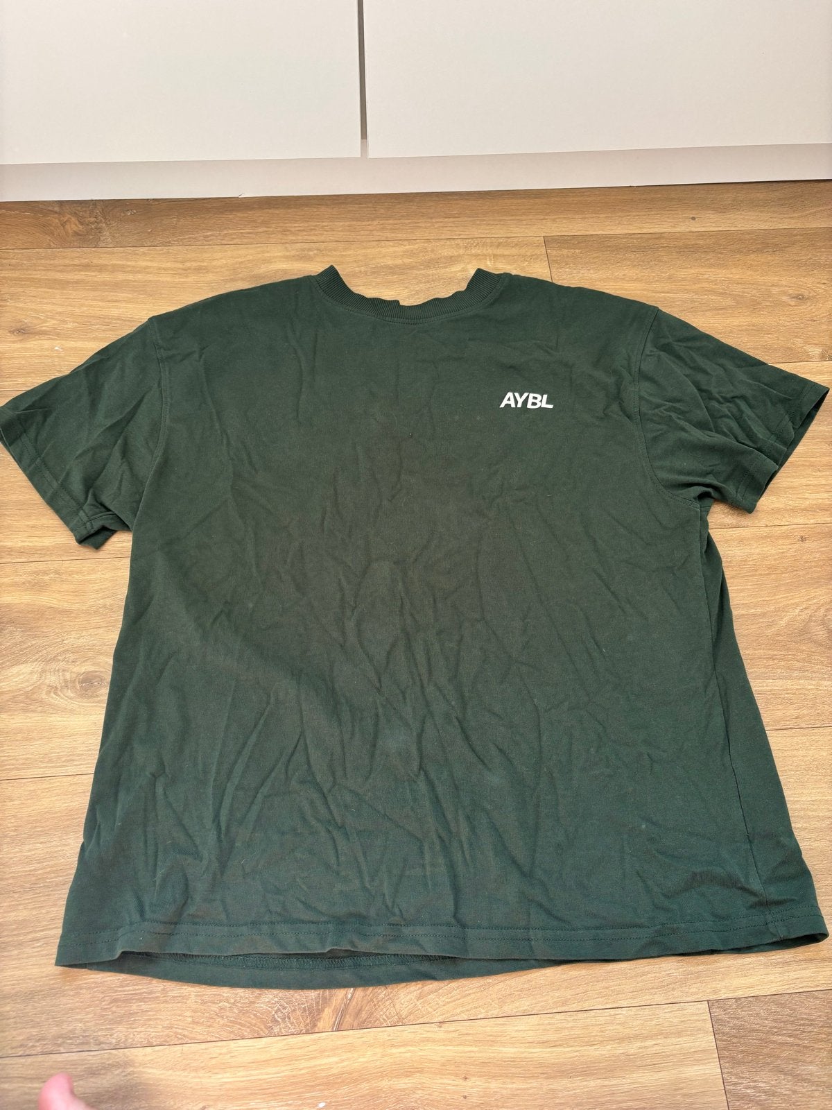AYBL Sports Club T-shirt - Donkergroen Maat M, Maat 38/40 (M), Ophalen of Verzenden, Korte mouw, Gedragen