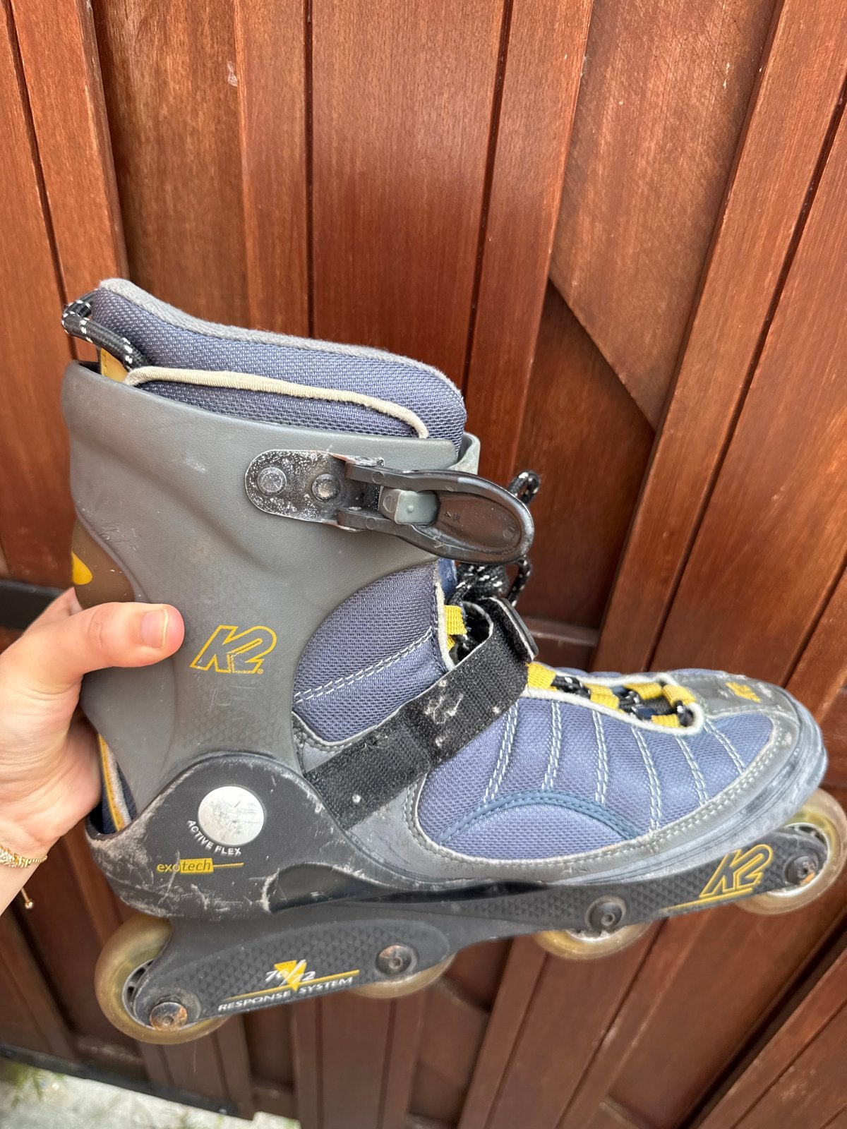 K2 Inline Skates - Maat 42 - Gebruikt, K2, Kinderen, Ophalen of Verzenden, Inline skates 4 wielen