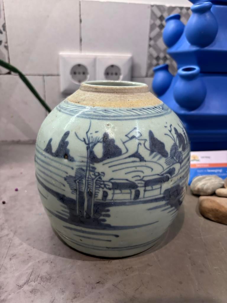 Bojan vaas, China, Antiek en Kunst, Antiek | Keramiek en Aardewerk, Ophalen of Verzenden