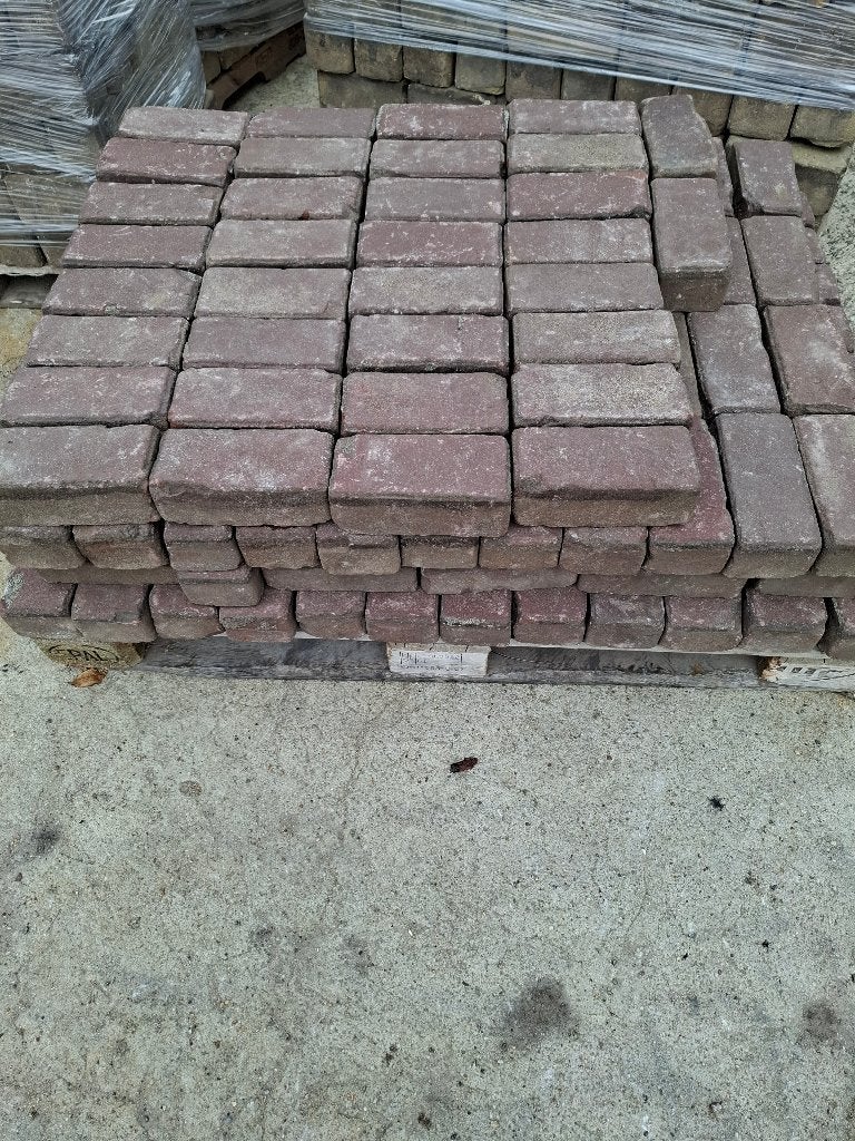 TE KOOP 3 M2 GEBAKKEN KLINKERS 10-DUIMERS, Ophalen, Gebruikt, Minder dan 5 m², Klinkers