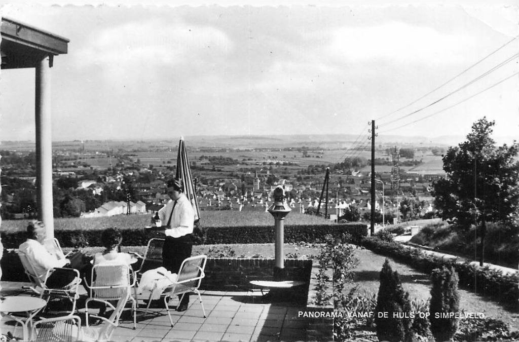 388-341-001 Simpelveld Panorama vanaf de Huls, Verzamelen, Verzenden, Voor 1920, Limburg
