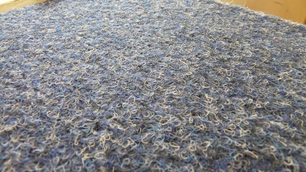 Tapijttegels Solid - Velours (Partij 107) blauw 50m2, Ophalen, Blauw, Nieuw, Tapijttegels