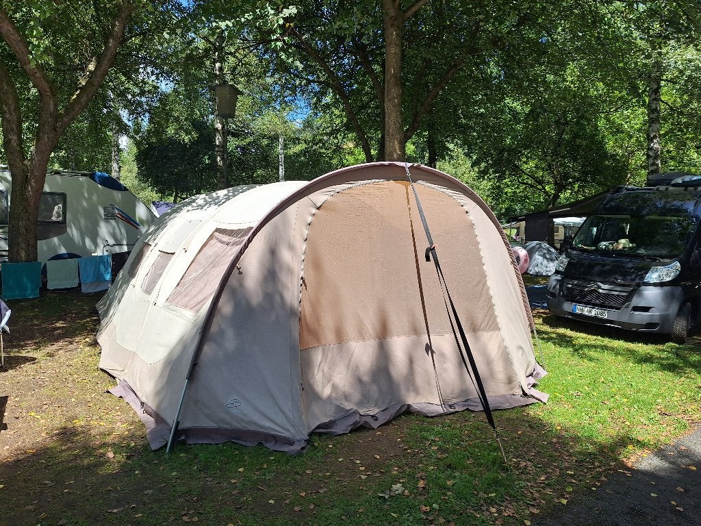 Bardani Villagrande koepeltent te koop, Caravans en Kamperen, Tenten, tot en met 5, Gebruikt, Ophalen