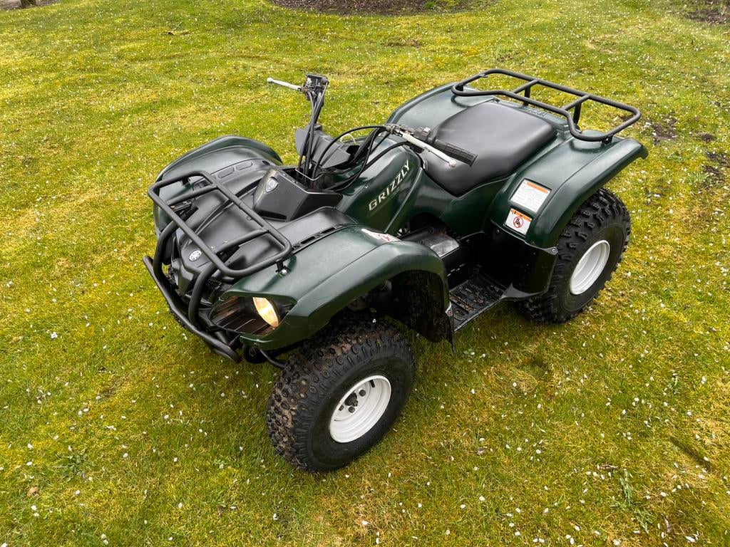 Yamaha grizzly 125 met landbouwkenteken, Ophalen, Zo goed als nieuw