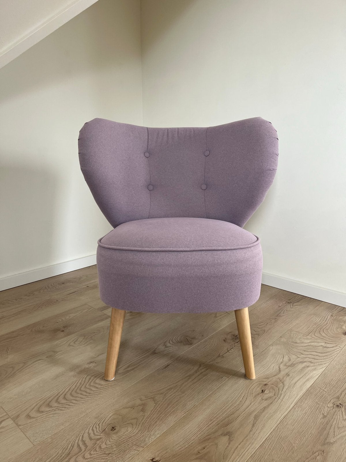 IKEA GUBBO fauteuil - Lavendelkleurig, Huis en Inrichting, Overige kleuren, Ophalen of Verzenden, Zo goed als nieuw, Eén
