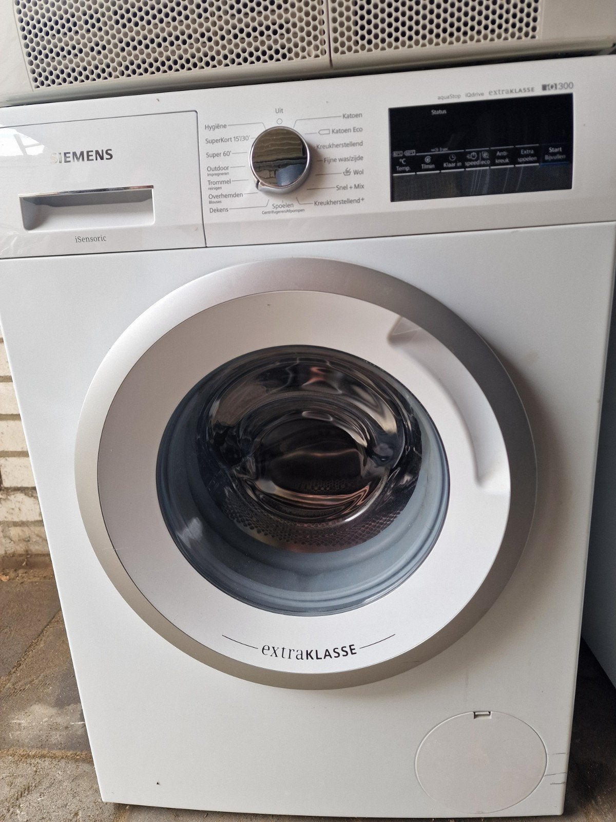 Siemens iSensoric Wasmachine - ExtraKlasse, Witgoed en Apparatuur, Wasmachines, Ophalen, Gebruikt, Wolwasprogramma, Voorlader