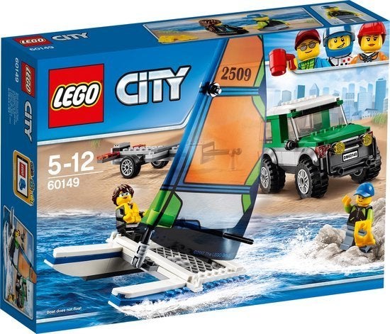 Lego 60149 City 4x4 met catamaran nieuw verzegeld, Ophalen, City, Nieuw, Complete set